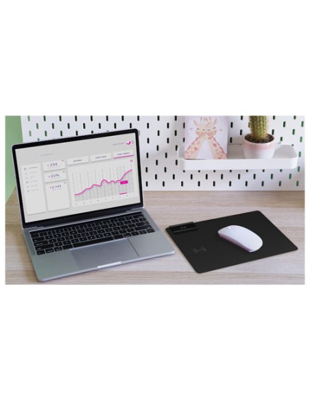 Tappetino per mouse pieghevole con ricarica wireless da 10 W SCX.design O26
