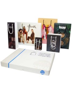 Box campionatura sacchetti assortiti di carta integra realizzati a mano