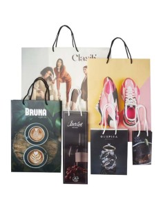 Box campionatura sacchetti assortiti di carta integra realizzati a mano