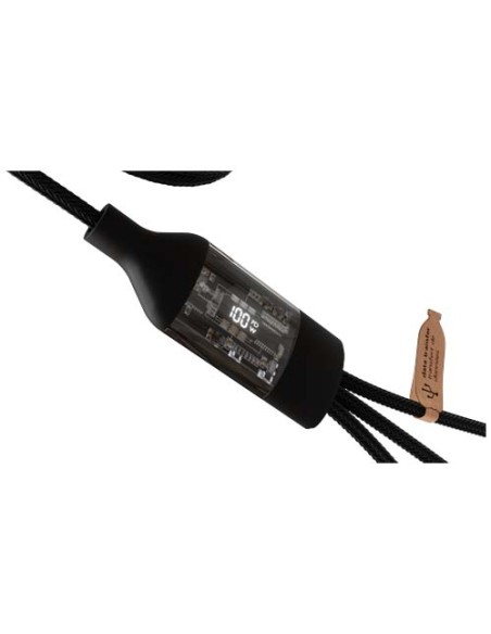 Cavo di ricarica rapida 5 in 1 da 100 W/5 A con display digitale SCX.design C50